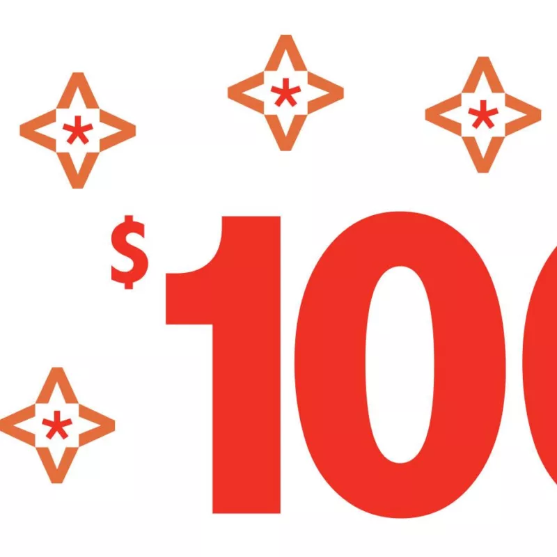 Single $100 Book Token