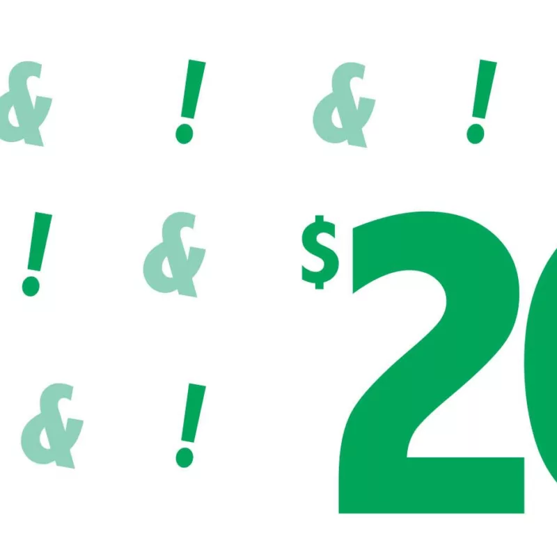 Book of $20 Tokens (10 tokens)