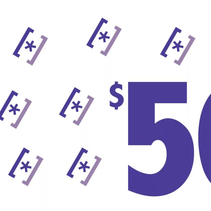 Book of $50 Tokens (5 tokens)