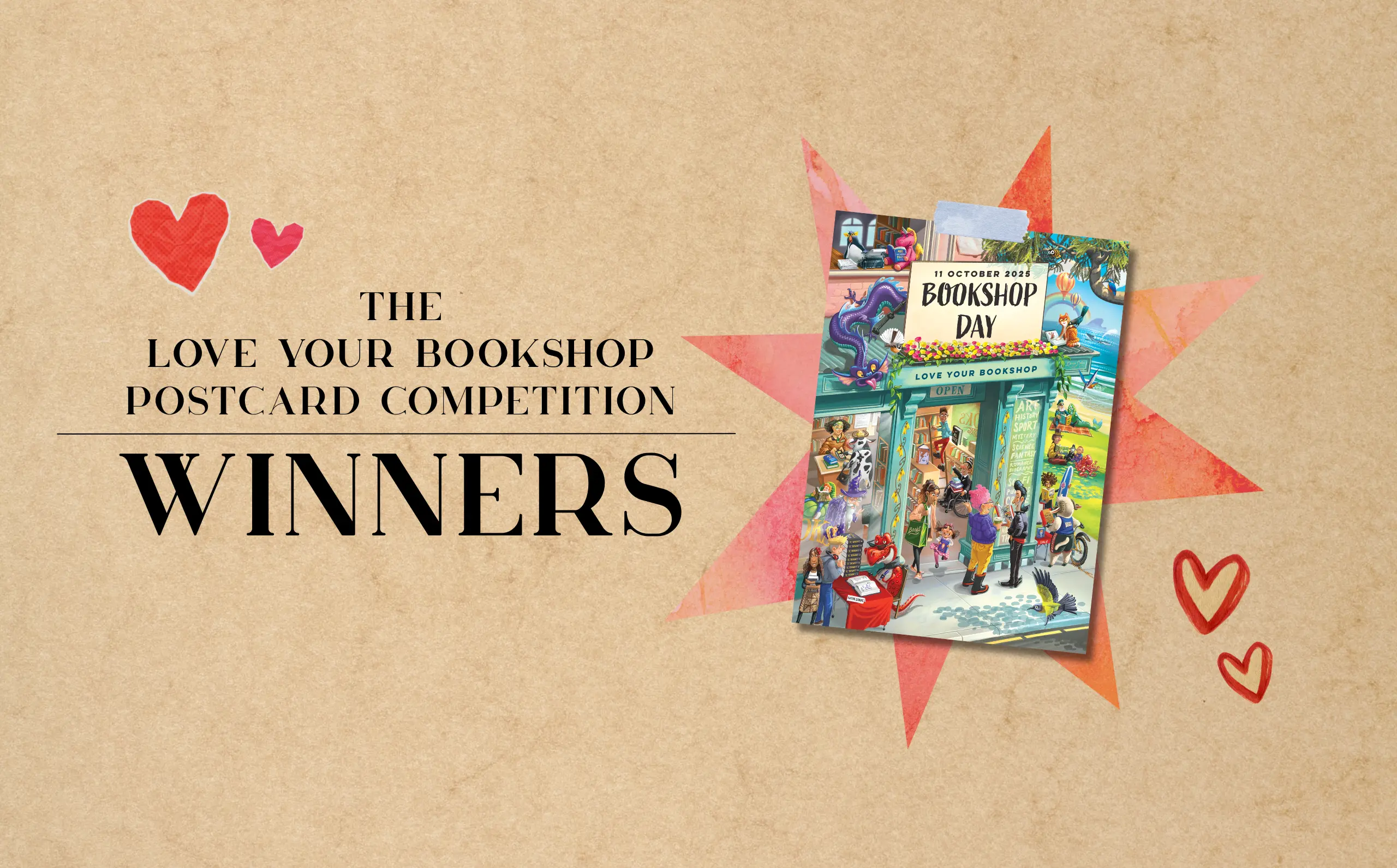 The 2025 Love Your Bookshop Competition Winners